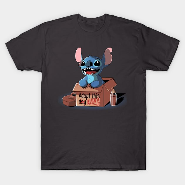 Adopt Stitch - Dog mother - Pet owner T-Shirt by Typhoonic